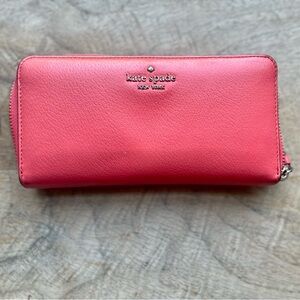 Kate Spade large wallet CORAL colored